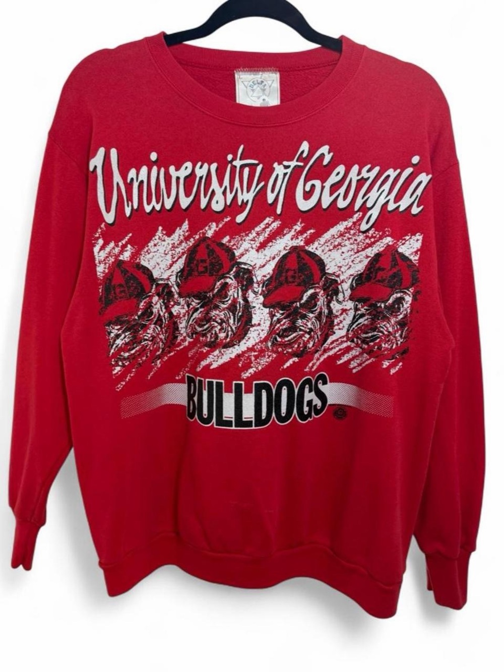 Vintage 90s University of Georgia Bulldogs sweatshirt size large